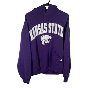 Vintage Y2K Kansas State Wildcats Russell Athletics Hoodie